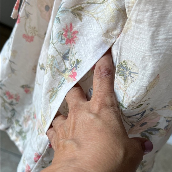 J. Jill Floral Tunic - Cream and Pink - Picture 8 of 8